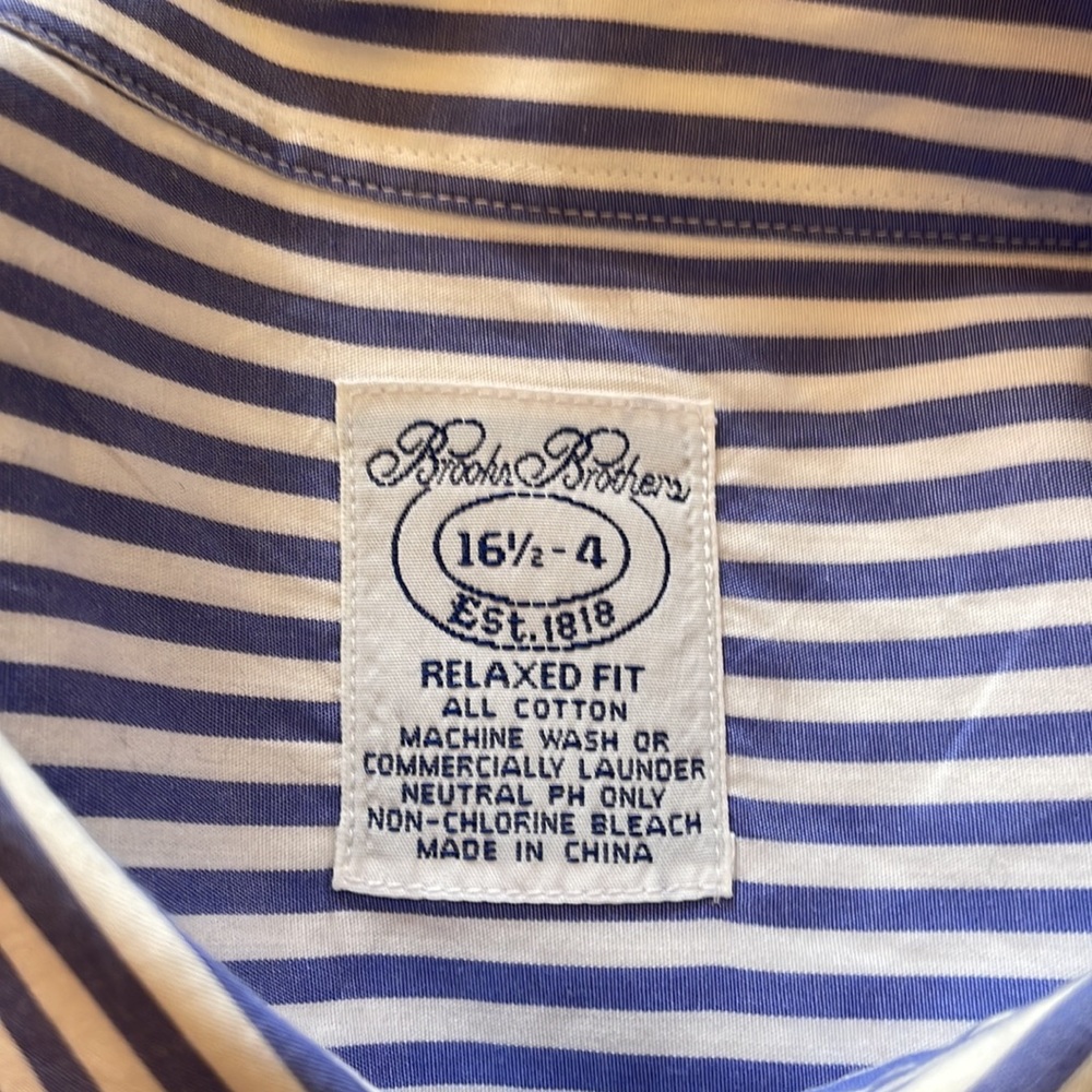 Brooks Brothers Relaxed Fit Button Down